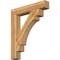 Ekena Millwork Merced Block Rough Sawn Bracket, Western Red Cedar, 6"W x 38"D x 44"H BKT06X38X44MRC05RWR - alternate 1